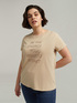 T-shirt in cotone con scritte image number 2