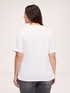 Cotton t-shirt with lettering and print image number 1