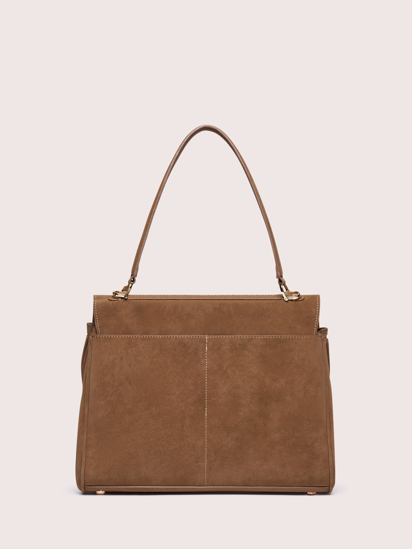 Sac &agrave; main avec poche frontale et poign&eacute;e rigide image number 1