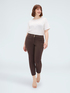 Skinny Cotton Trousers image number 6