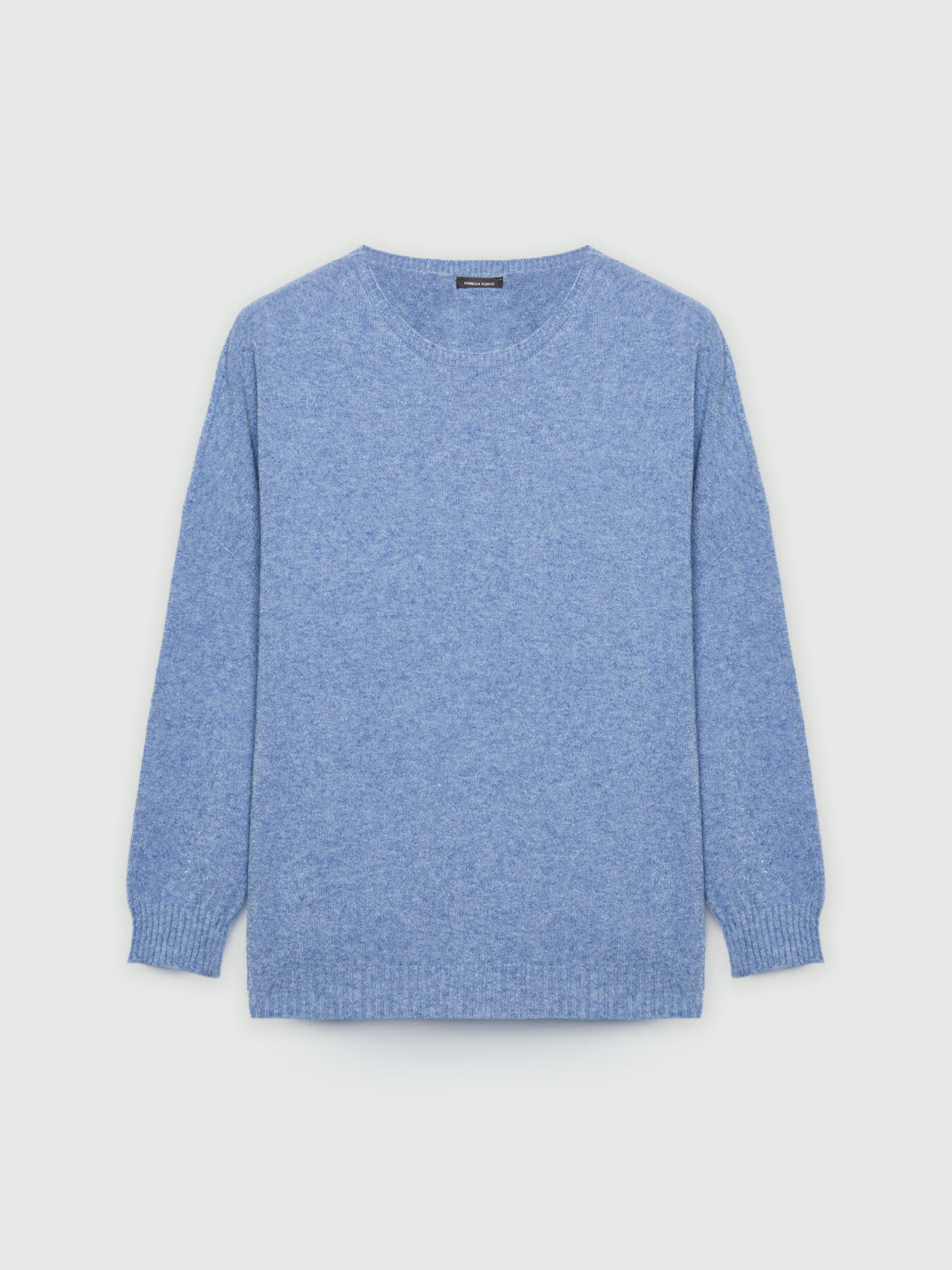 Sweater with crew-neck and ribbed borders image number 4