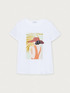 T-shirt with summer print image number 3