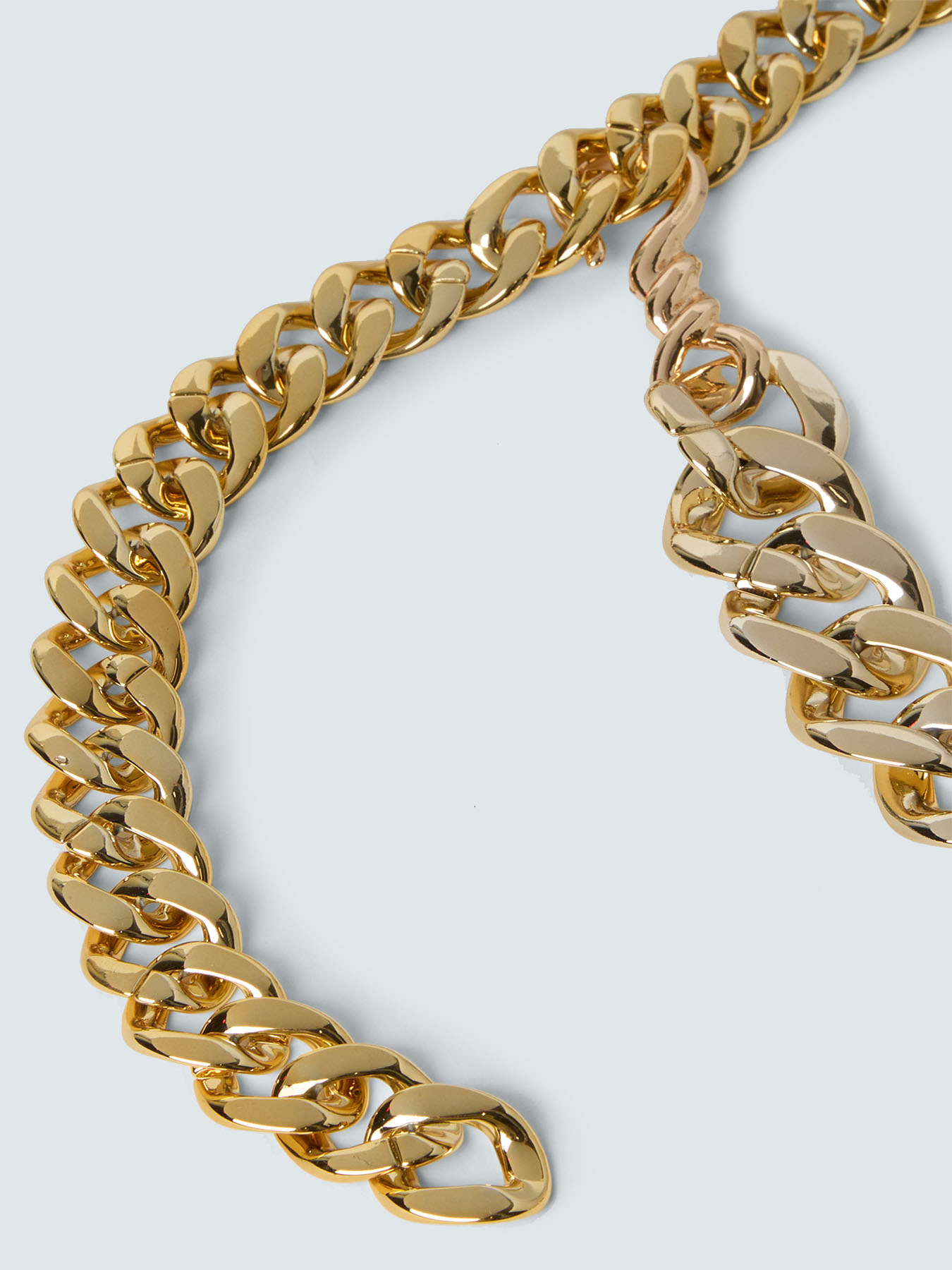 Chain design belt with braided link image number 1