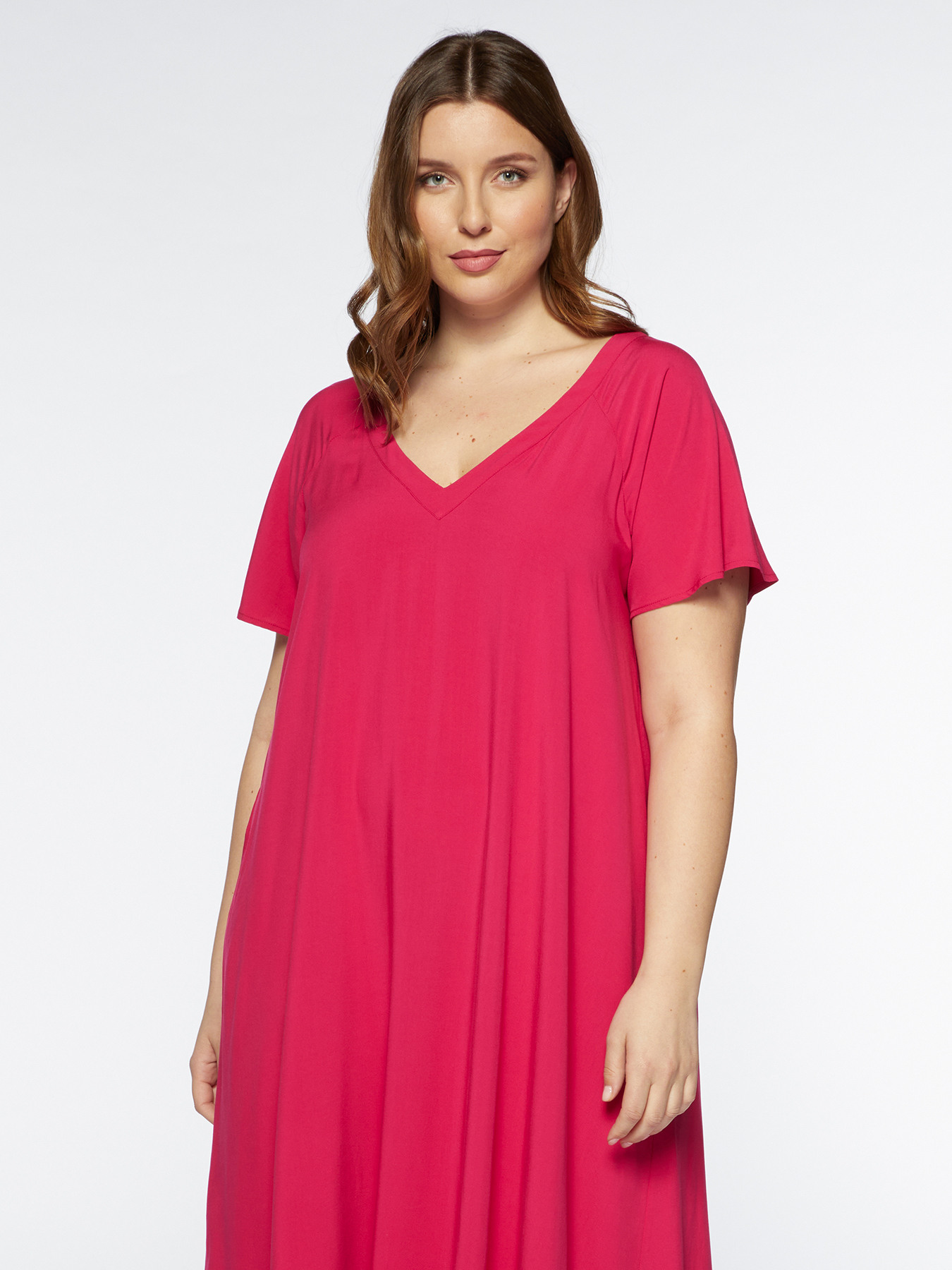 Vestido largo de viscosa ECOVERO&trade; image number 2