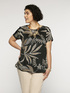 Foliage print blouse image number 2