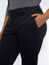 Straight-leg pinstriped trousers image number 2
