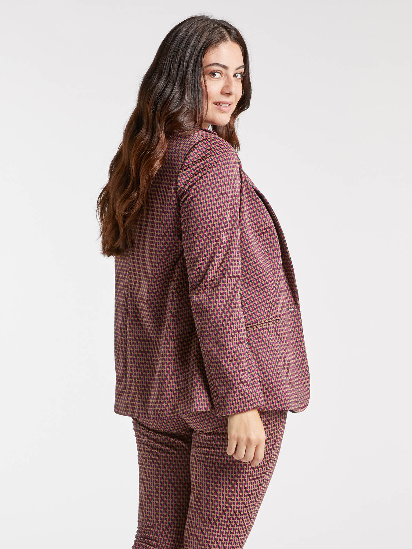 Patterned blazer image number 1