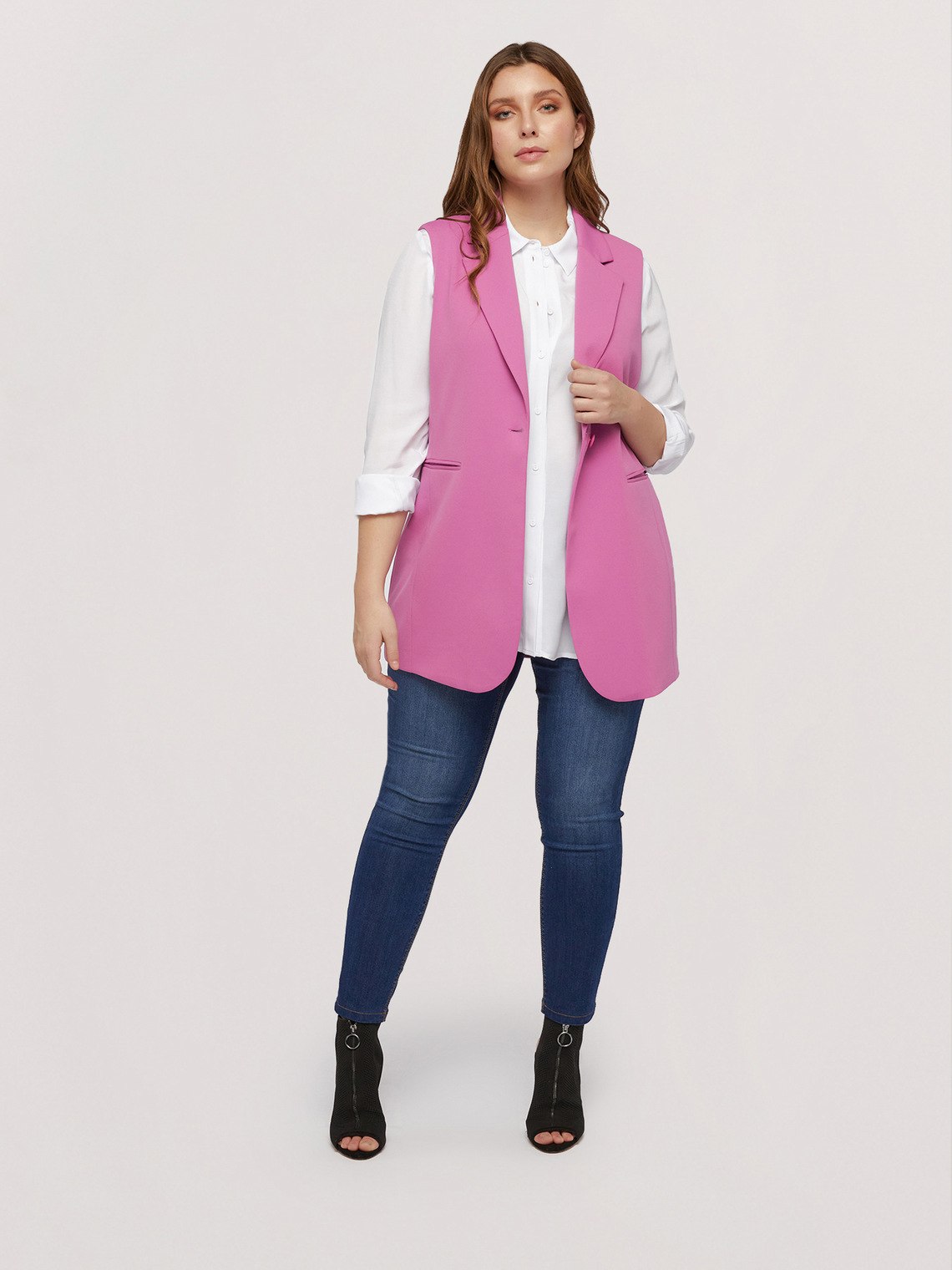 Jeggings basic mid blue Smart Denim Collection - FiorellaRubino.com