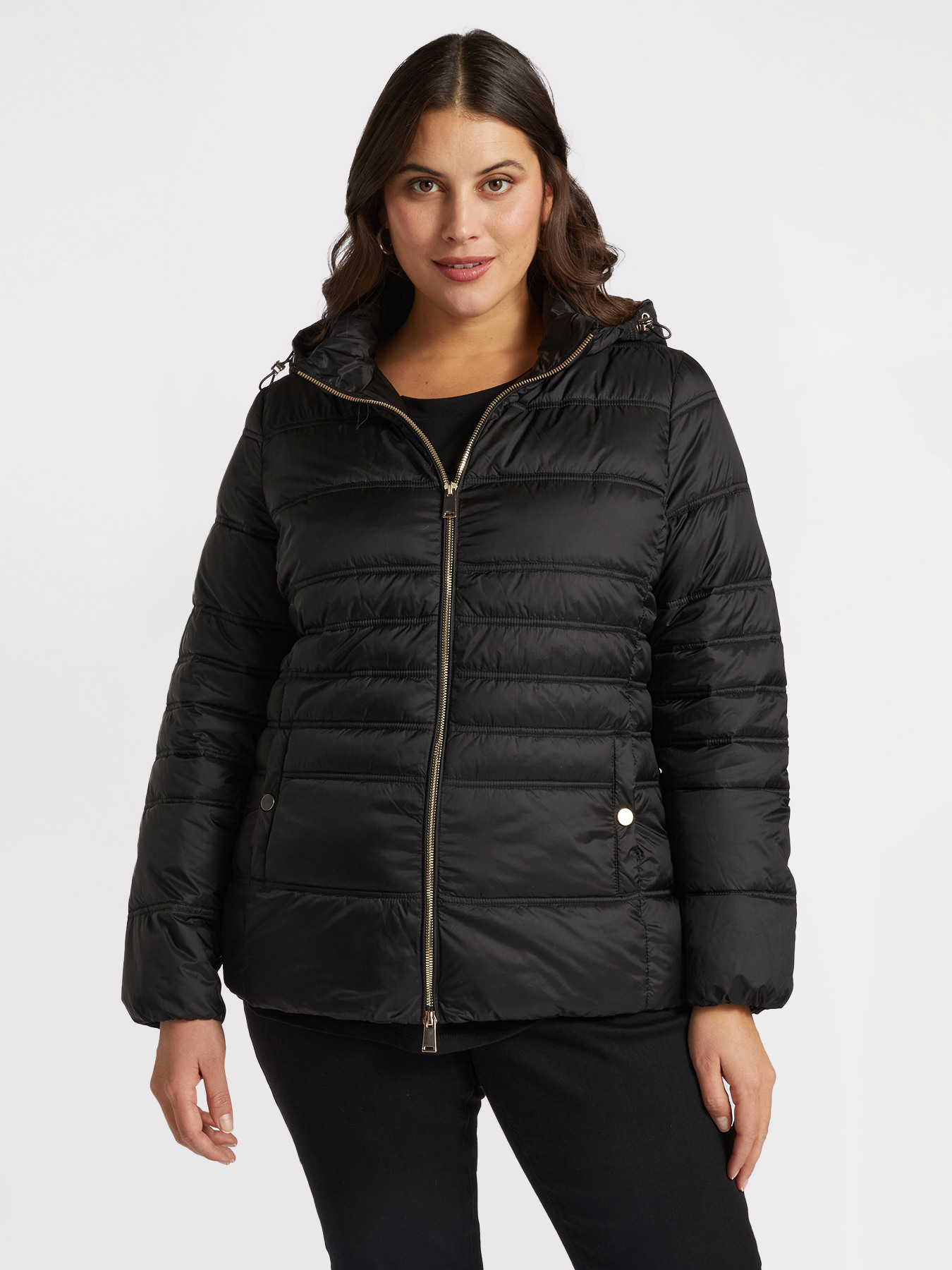 Quilted down jacket with Sorona&reg; Aura padding image number 2