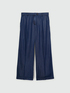 Wide trousers with TENCEL&trade; fibres image number 4