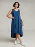 Long dress with drawstring at the hem image number 0