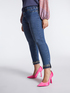 Jeggings with appliqu&eacute; at the hem image number 2