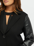 Dual-fabric coat image number 3