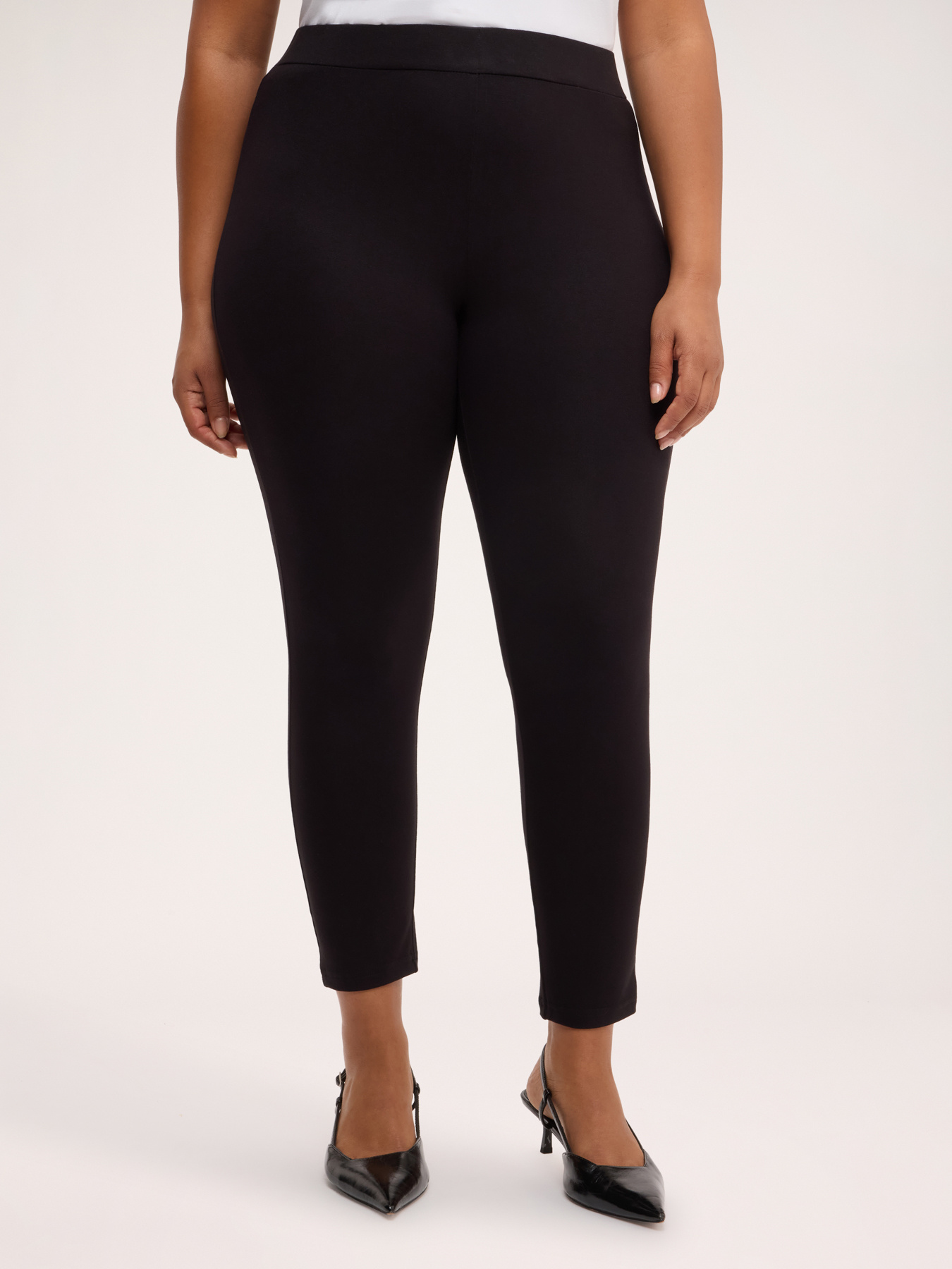 Viscose jersey leggings image number 0
