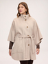 Wool-blend cloth coat with belt image number 0