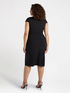 Vestido de tejido de punto con nudo lateral image number 1