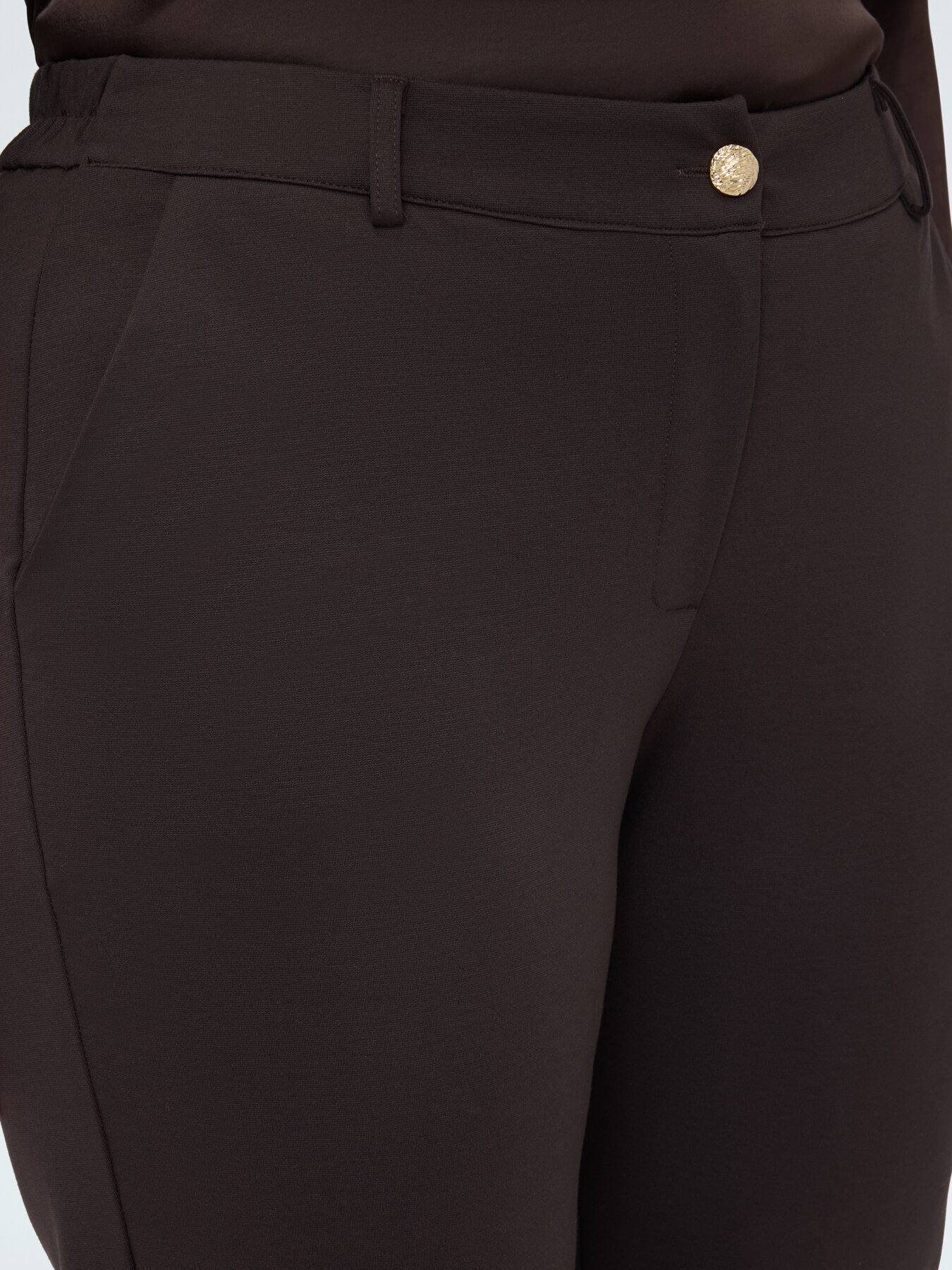Carrot Fit Trousers in Milano Stitch image number 2
