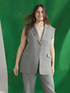 Gilet sartoriale in misto lino image number 0