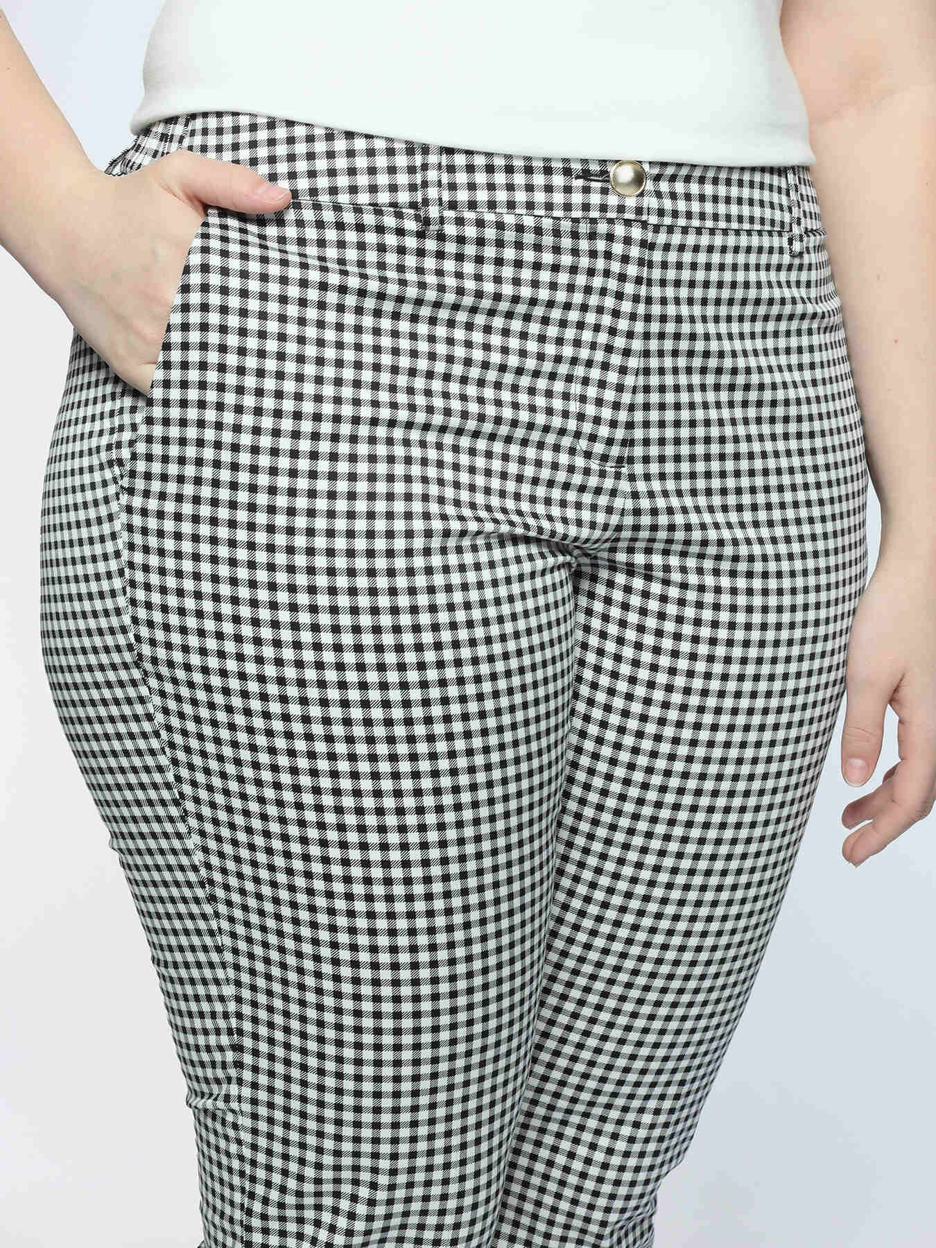 Pantalones de cuadros Vichy image number 2