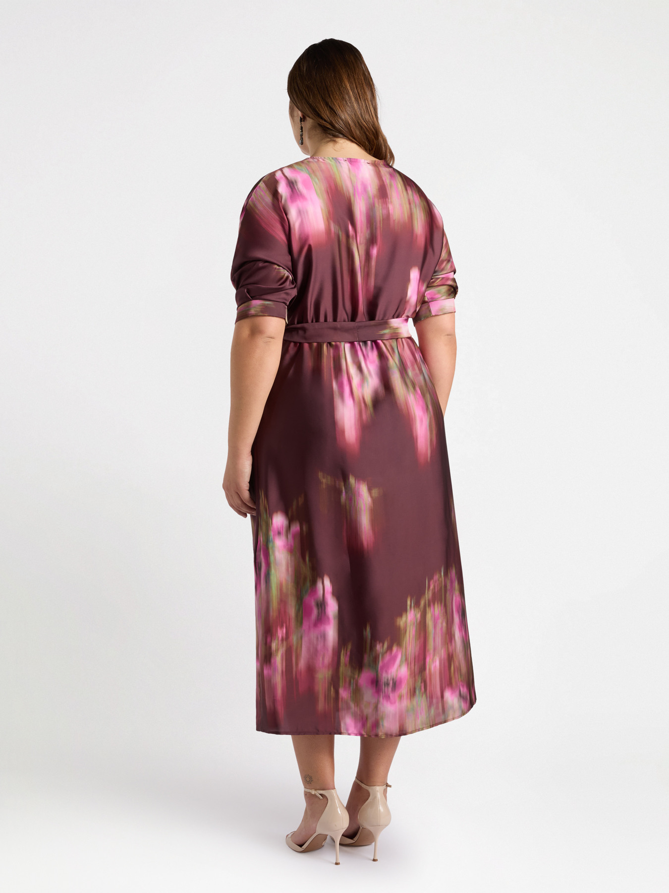 Ombr&eacute; print dress image number 1