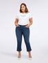 Jeans mit Kick-Flare-Schnitt in Blauwaschung image number 4