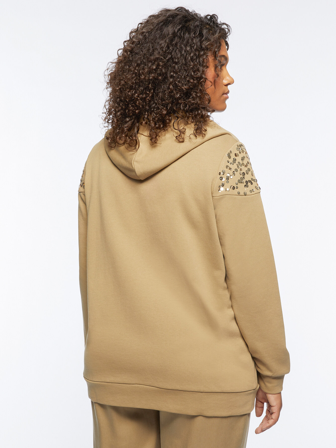 Sweatshirt with sequins image number 1