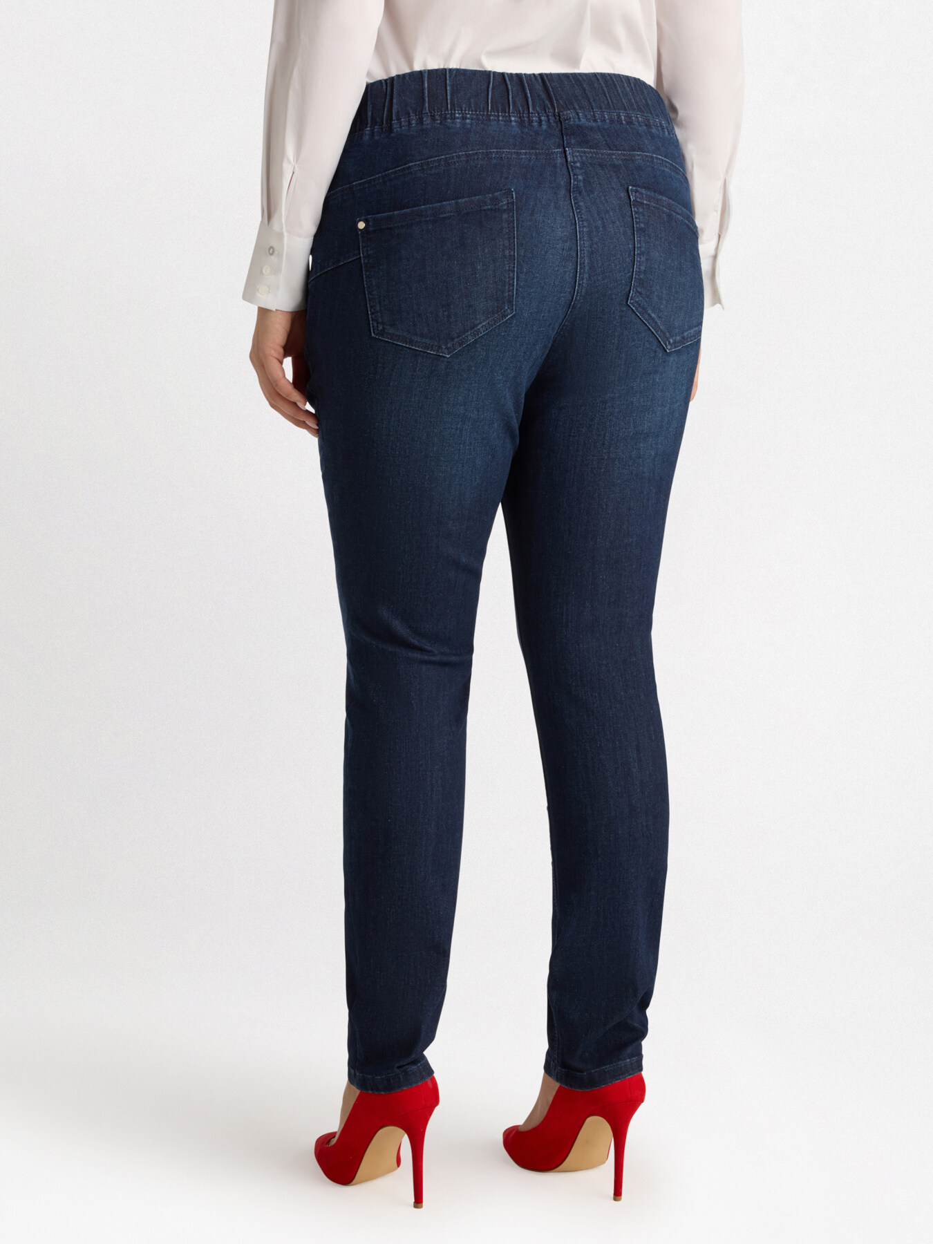 Jeggings lavaggio dark blue image number 2