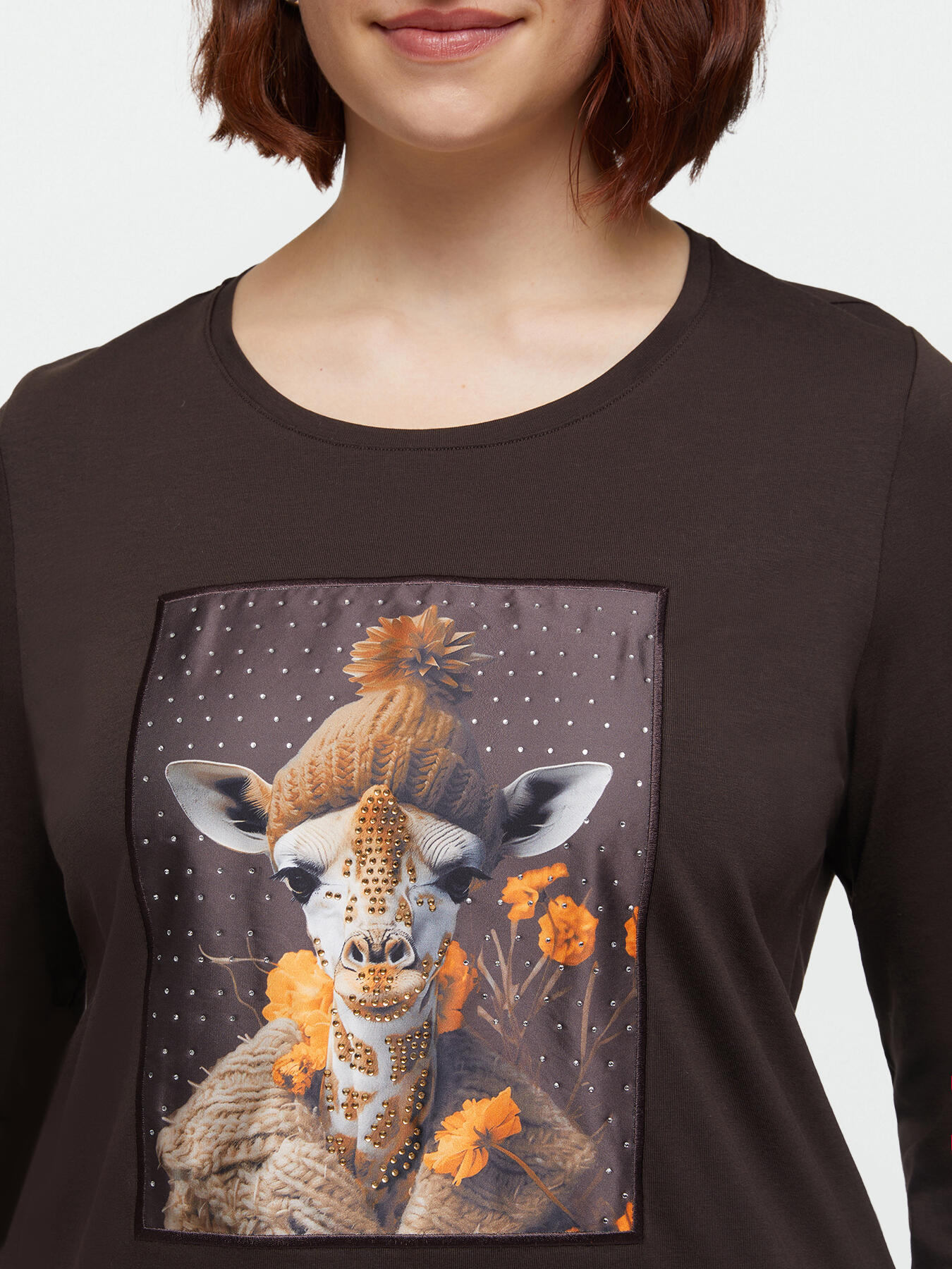 Camiseta con estampado animal image number 3