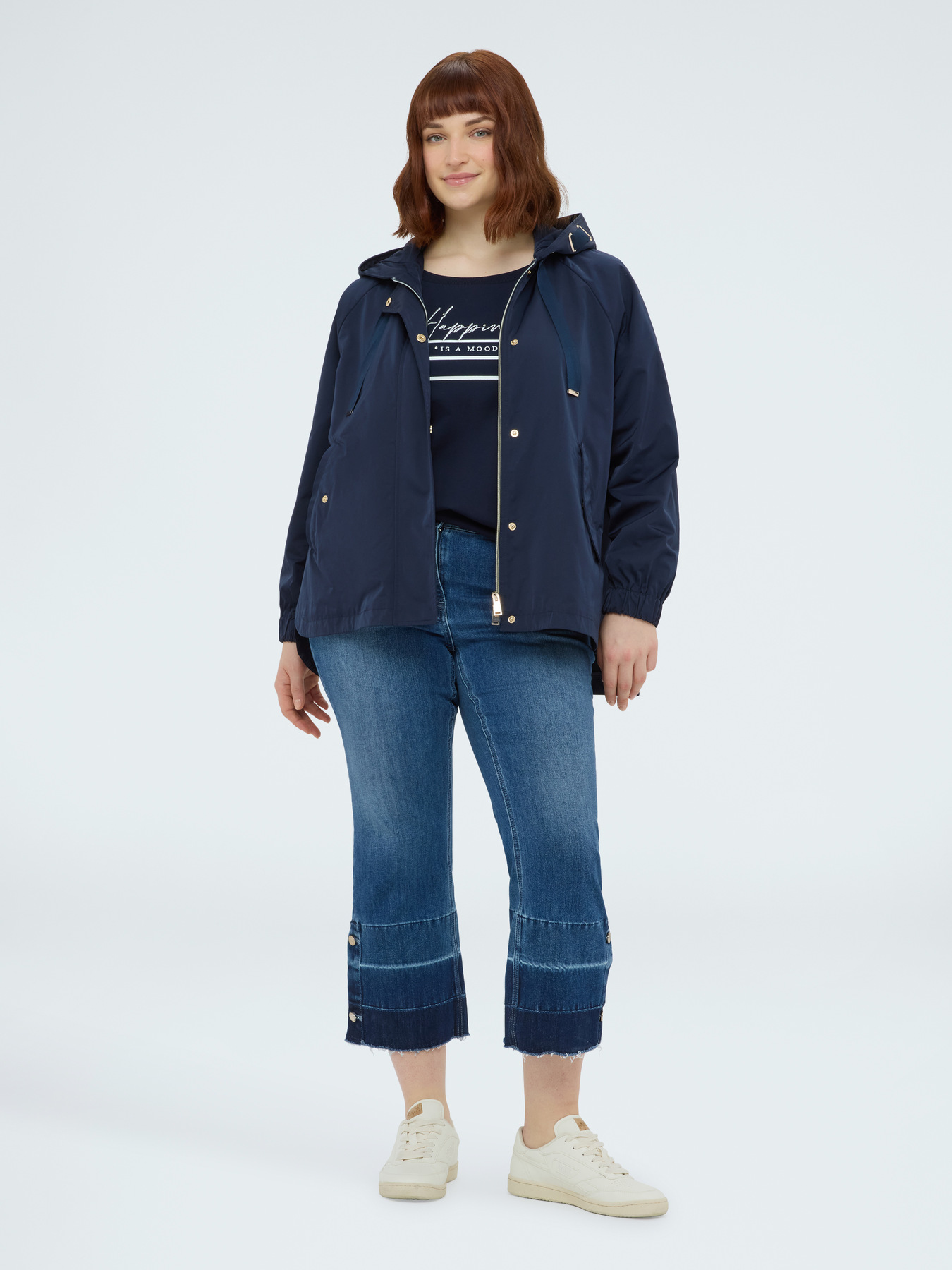 Parka con cappuccio e maxi coulisse image number 3