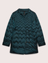 Quilted down jacket with chevron pattern image number 5