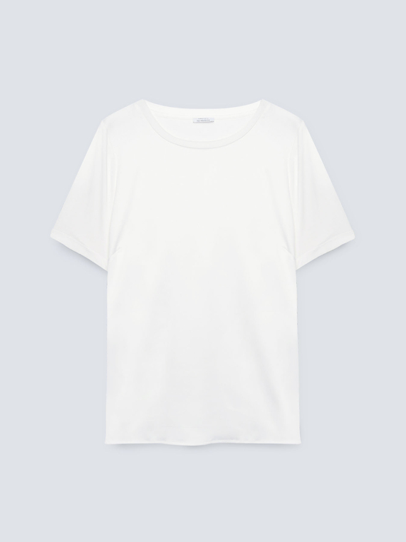 Dual-fabric T-shirt