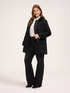 Cappotto misto lana con colletto paillettes image number 0