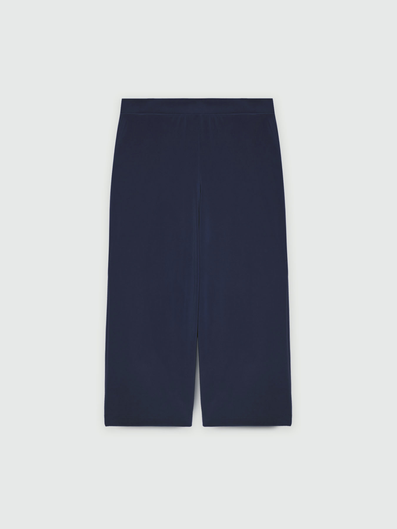 Pantalon cropped large en jersey image number 4