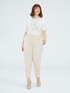 Jersey t-shirt with sequin foliage image number 3