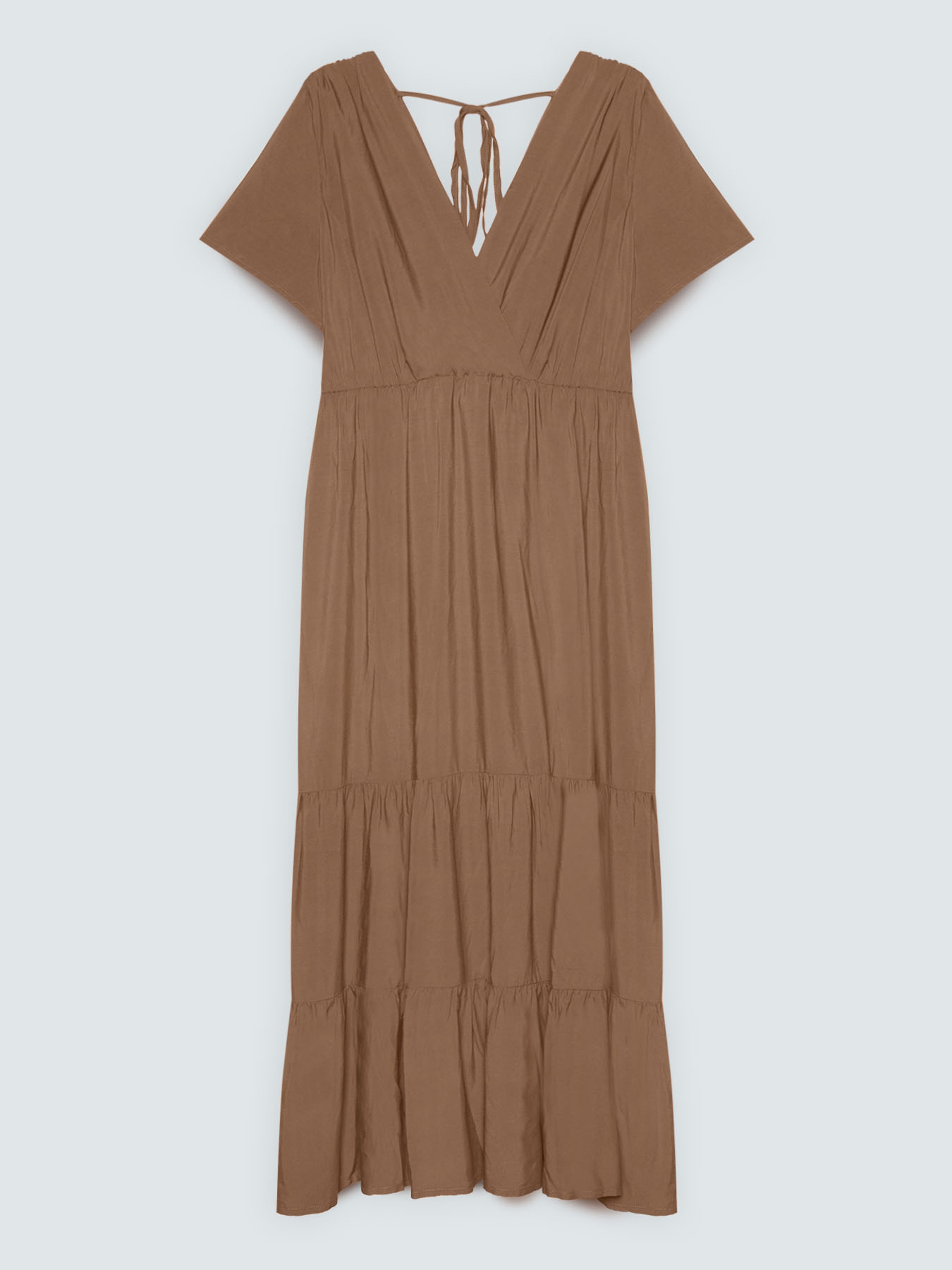 Long Smile viscose dress image number 4