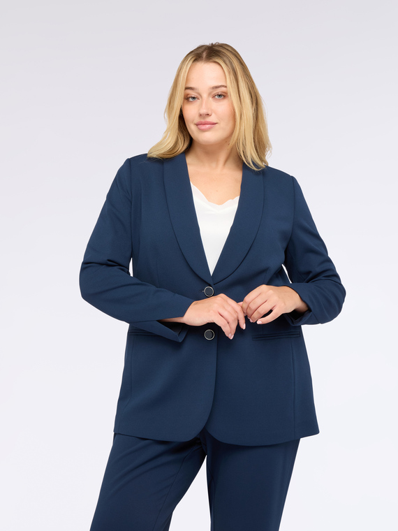 Blazer ajust&eacute; en tissu stretch