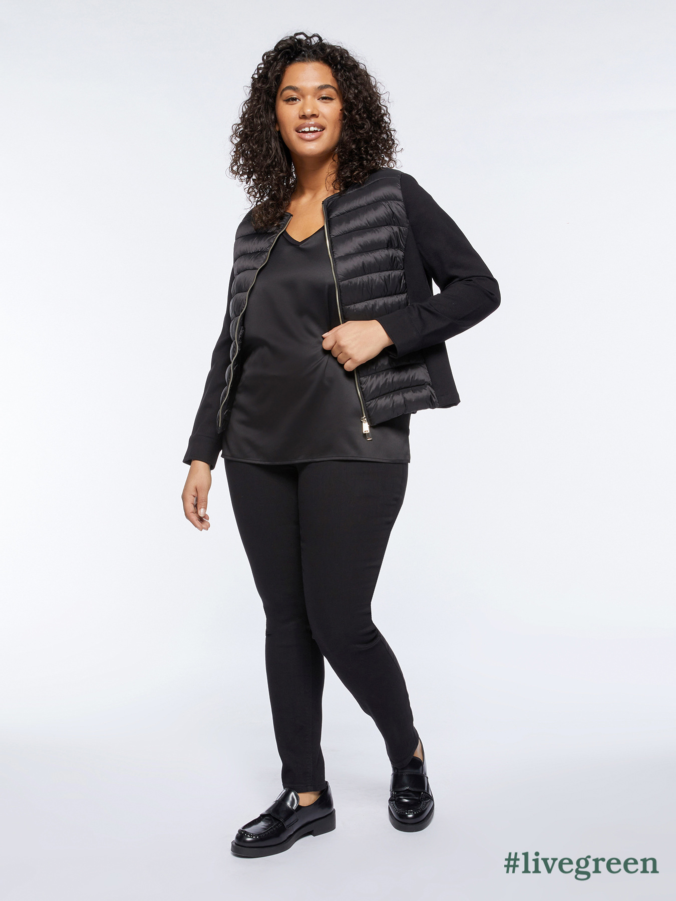 Piumino con davanti in Sorona&reg; Aura image number 0