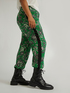 Floral trousers with black trims image number 2