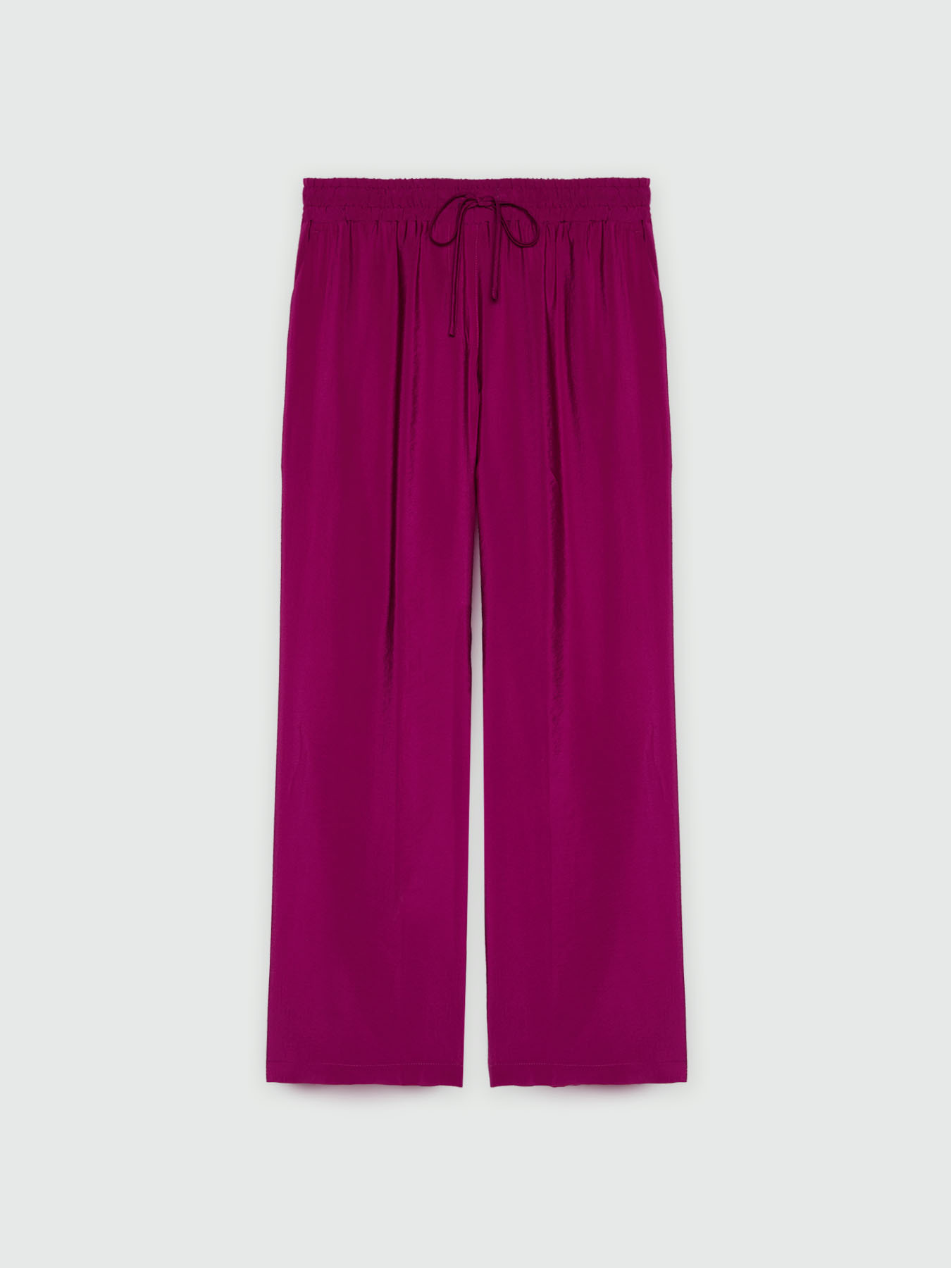 Pantalones de raso opaco image number 4