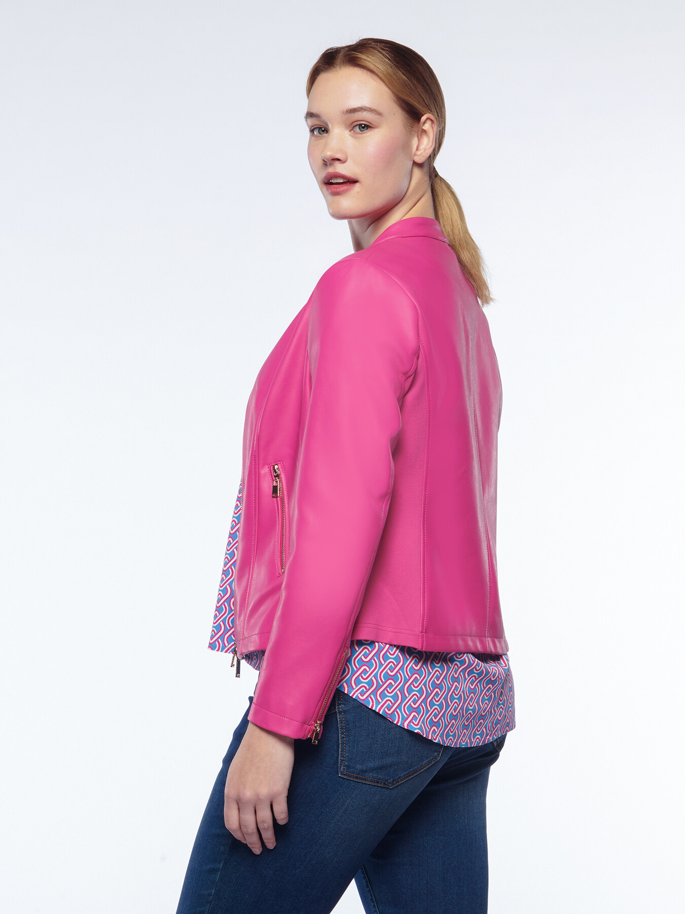 Giubbotto biker in similpelle image number 1