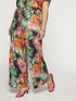Foliage print loose trousers image number 2