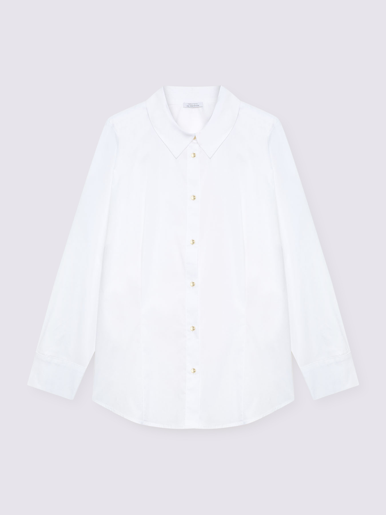 Stretch cotton shirt image number 4