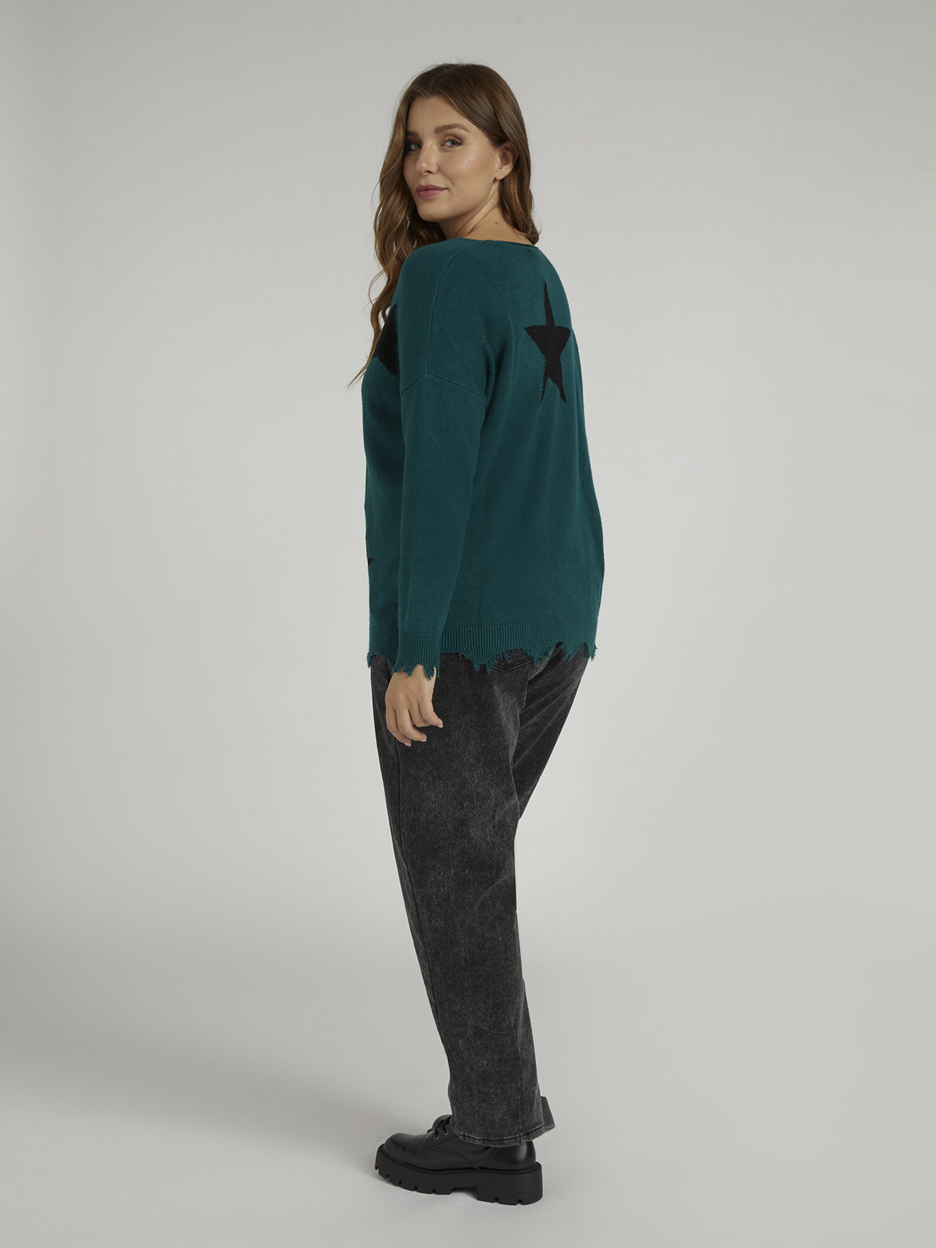 Black balloon jeans image number 1