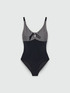 Tribal print one-piece swimsuit image number 7