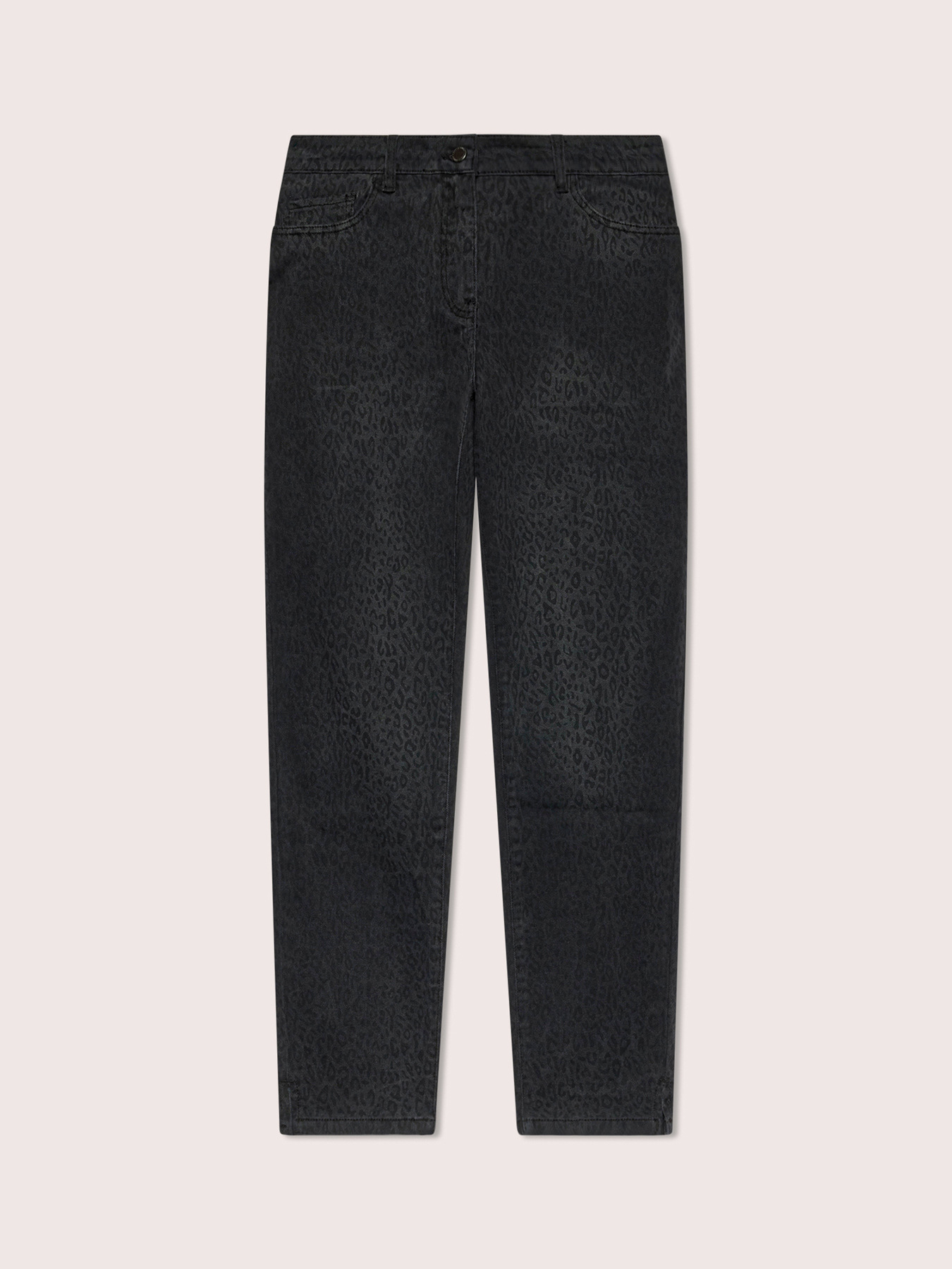 Jean skinny &agrave; imprim&eacute; animalier image number 4