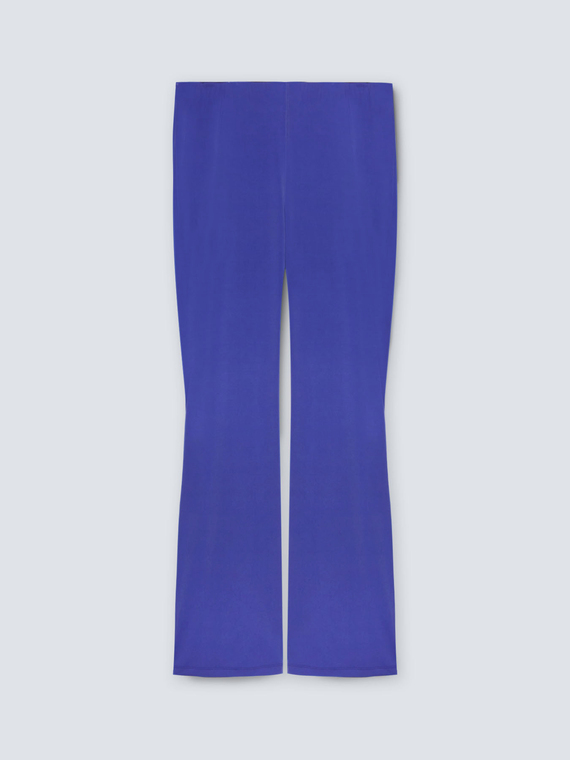 Jersey flared trousers