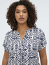Short viscose dress with print image number 3