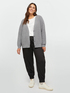 Deep V-neck cardigan with buttons image number 3