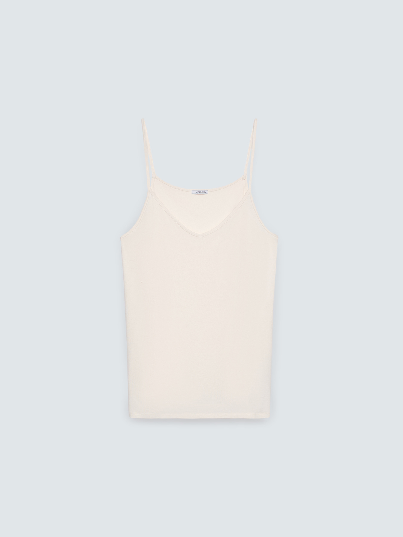 Top en jersey de viscose avec encolure en V image number 4