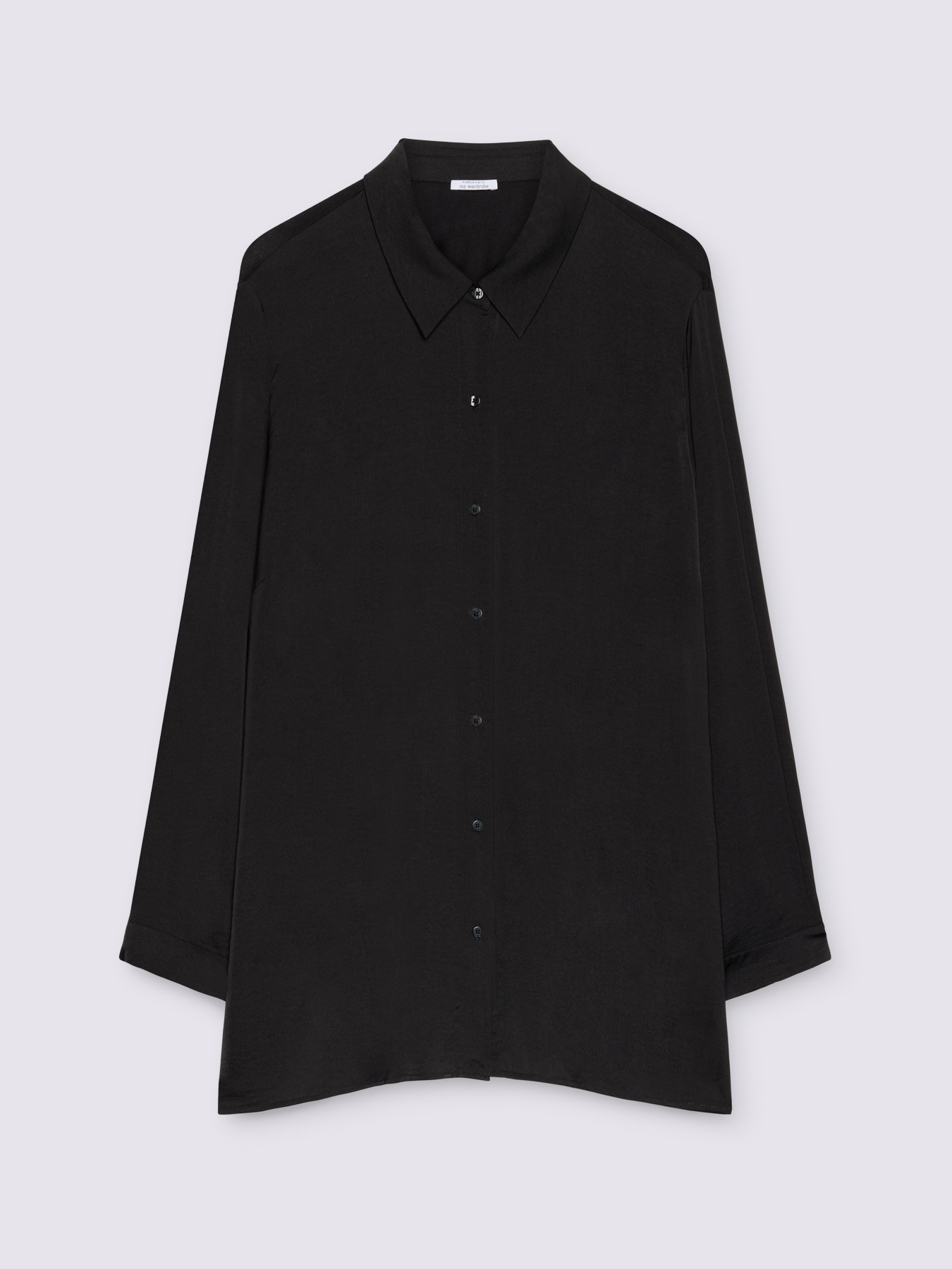 Camicia bimaterica misto viscosa image number 5